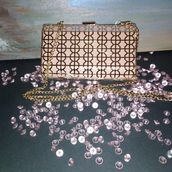 Cross body strap hand bag/ clutch - Picture 3 of 4